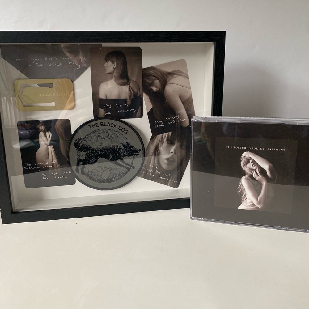 TTPD The Black Dog Artifacts shadow box and special edition CD